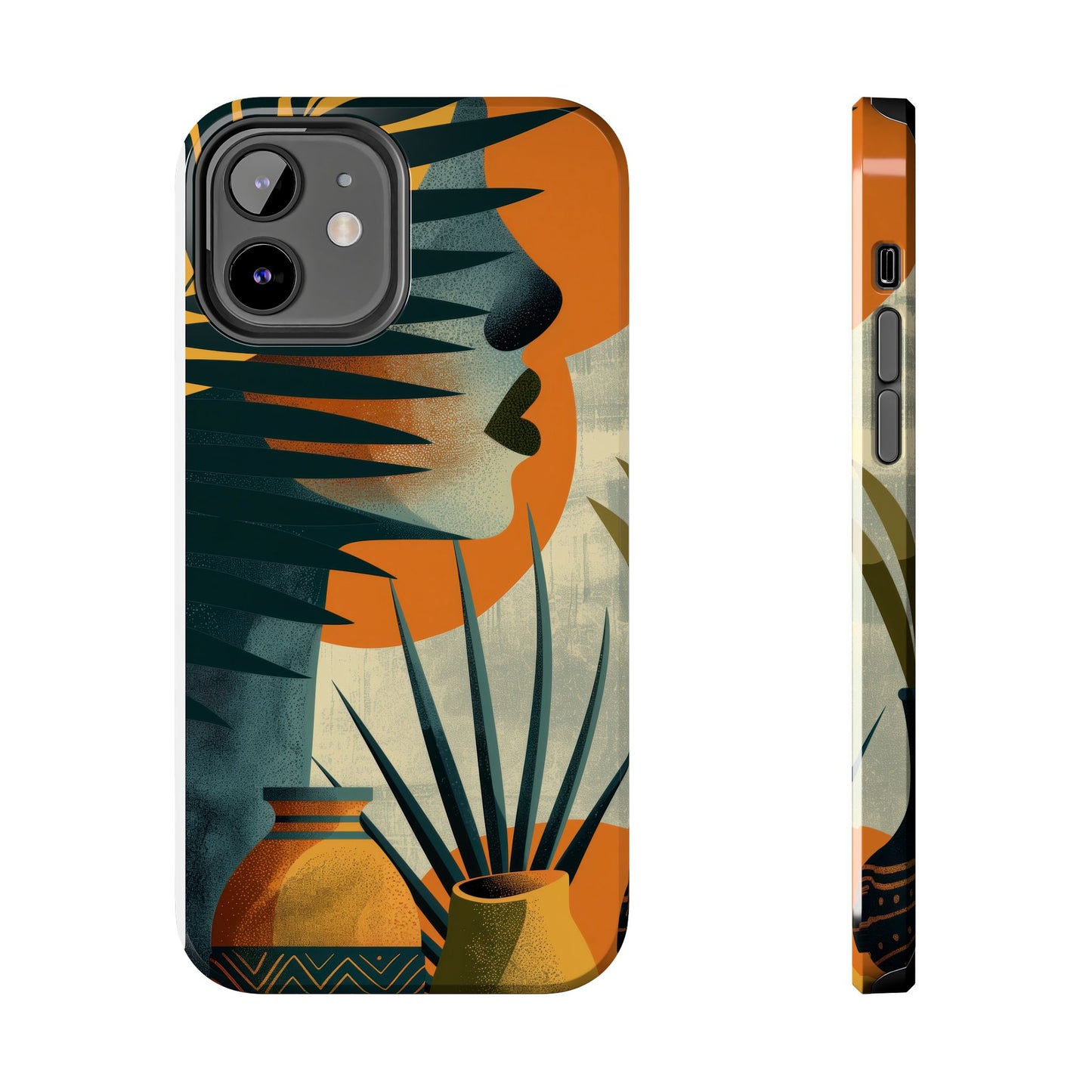 Stylish Tough Phone Cases with Abstract Design, Unique Phone Accessories, Gift for Art Lovers, Customizable Phone Covers, Modern Aesthetic