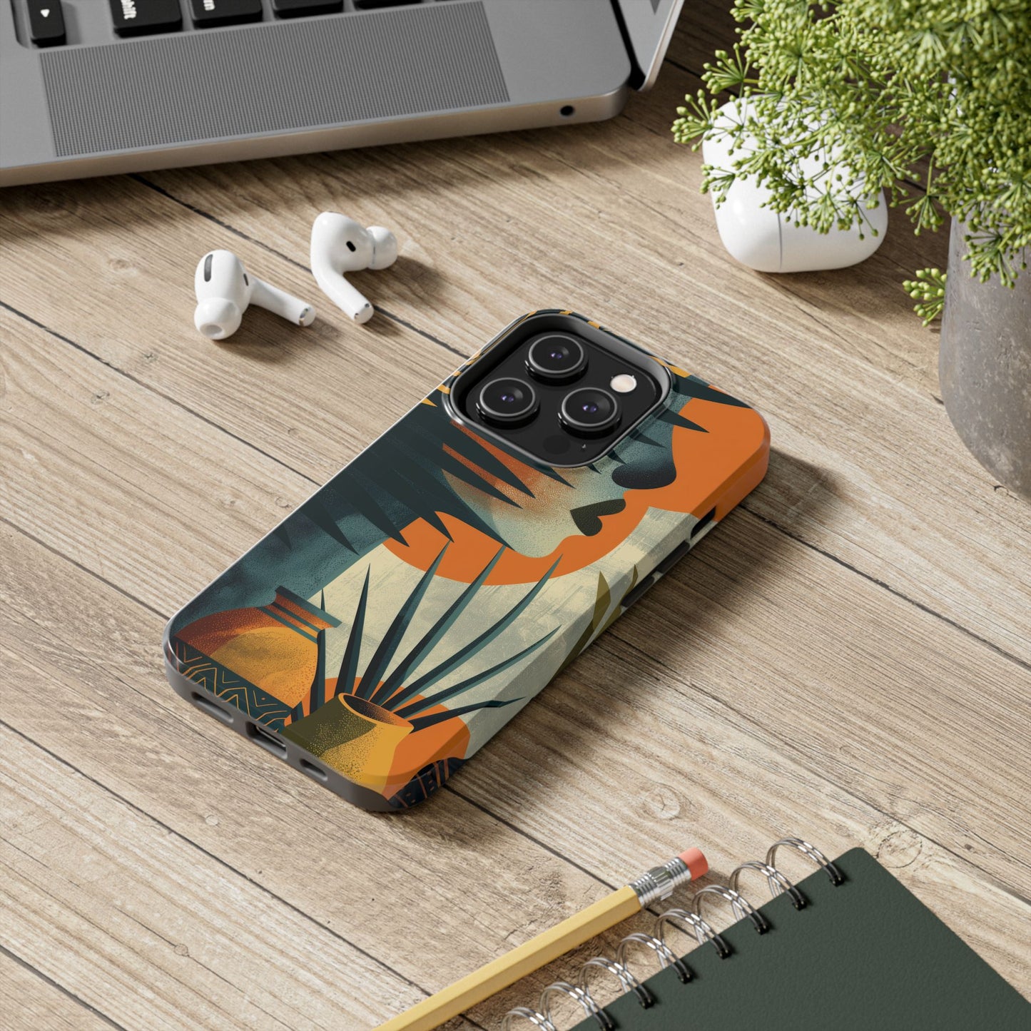 Stylish Tough Phone Cases with Abstract Design, Unique Phone Accessories, Gift for Art Lovers, Customizable Phone Covers, Modern Aesthetic