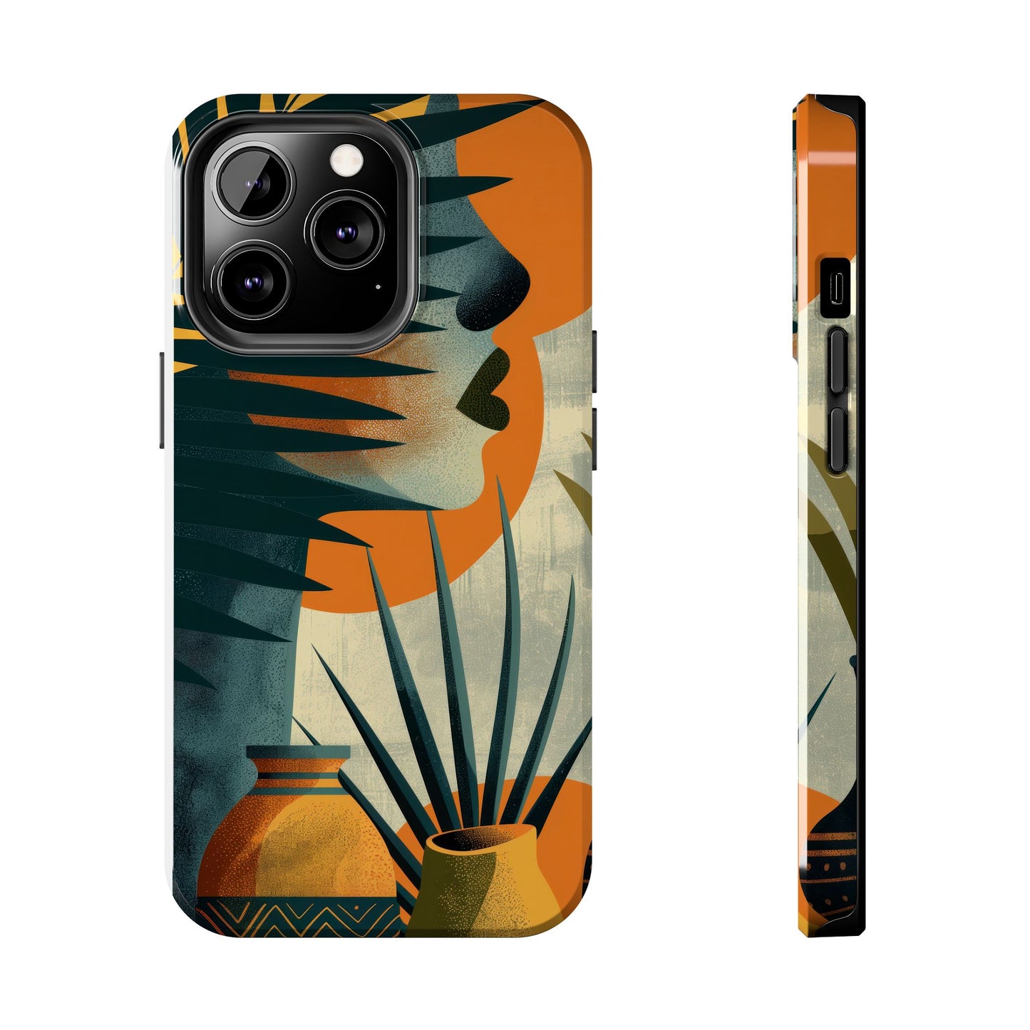 Stylish Tough Phone Cases with Abstract Design, Unique Phone Accessories, Gift for Art Lovers, Customizable Phone Covers, Modern Aesthetic