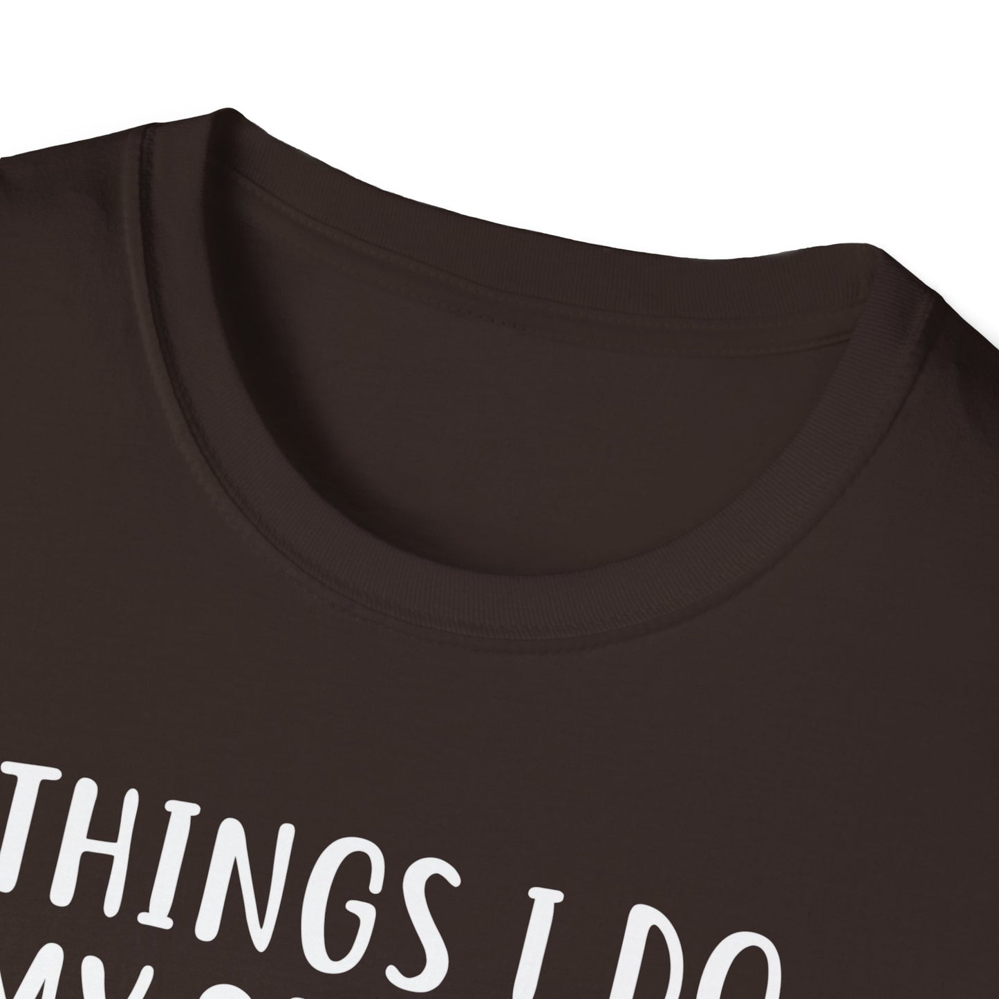 Fishing Enthusiast T-Shirt - "Things I Do in My Spare Time"