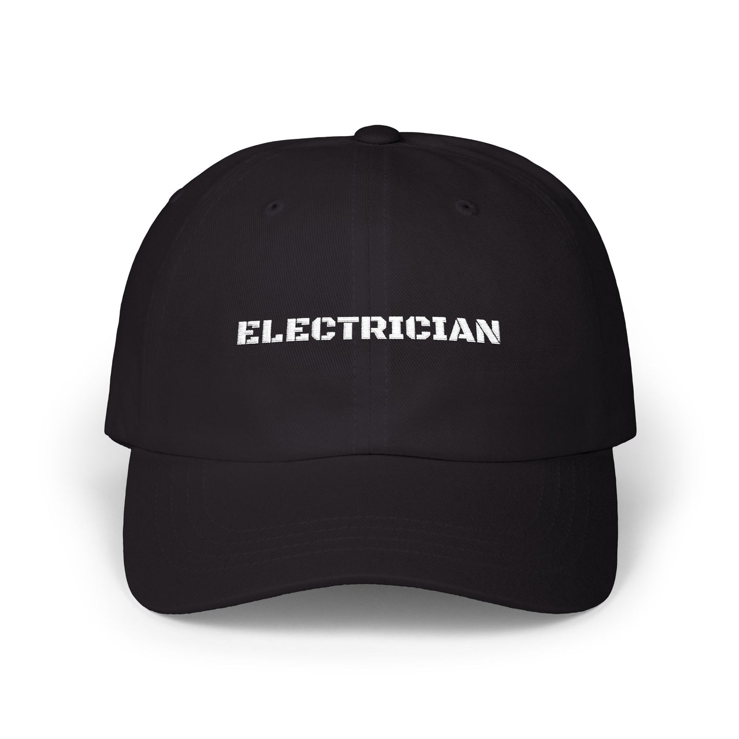 Camouflage Electrician Dad Cap, Gift for Electricians, Casual Hat for Dads, Unique Father's Day Gift, Outdoor Cap