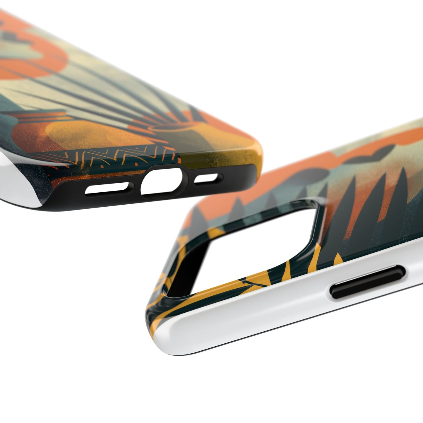 Stylish Tough Phone Cases with Abstract Design, Unique Phone Accessories, Gift for Art Lovers, Customizable Phone Covers, Modern Aesthetic