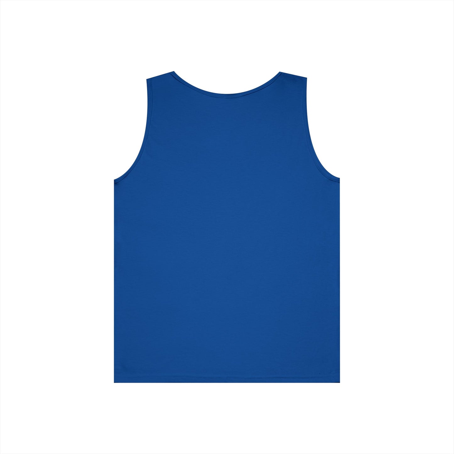 Unisex Heavy Cotton Tank Top - 'But First Coffee' Graphic Tee