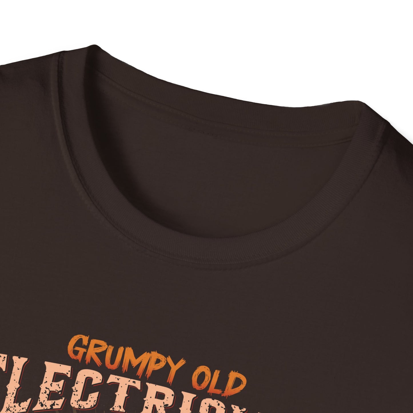Grumpy Old Electrician Funny T-Shirt