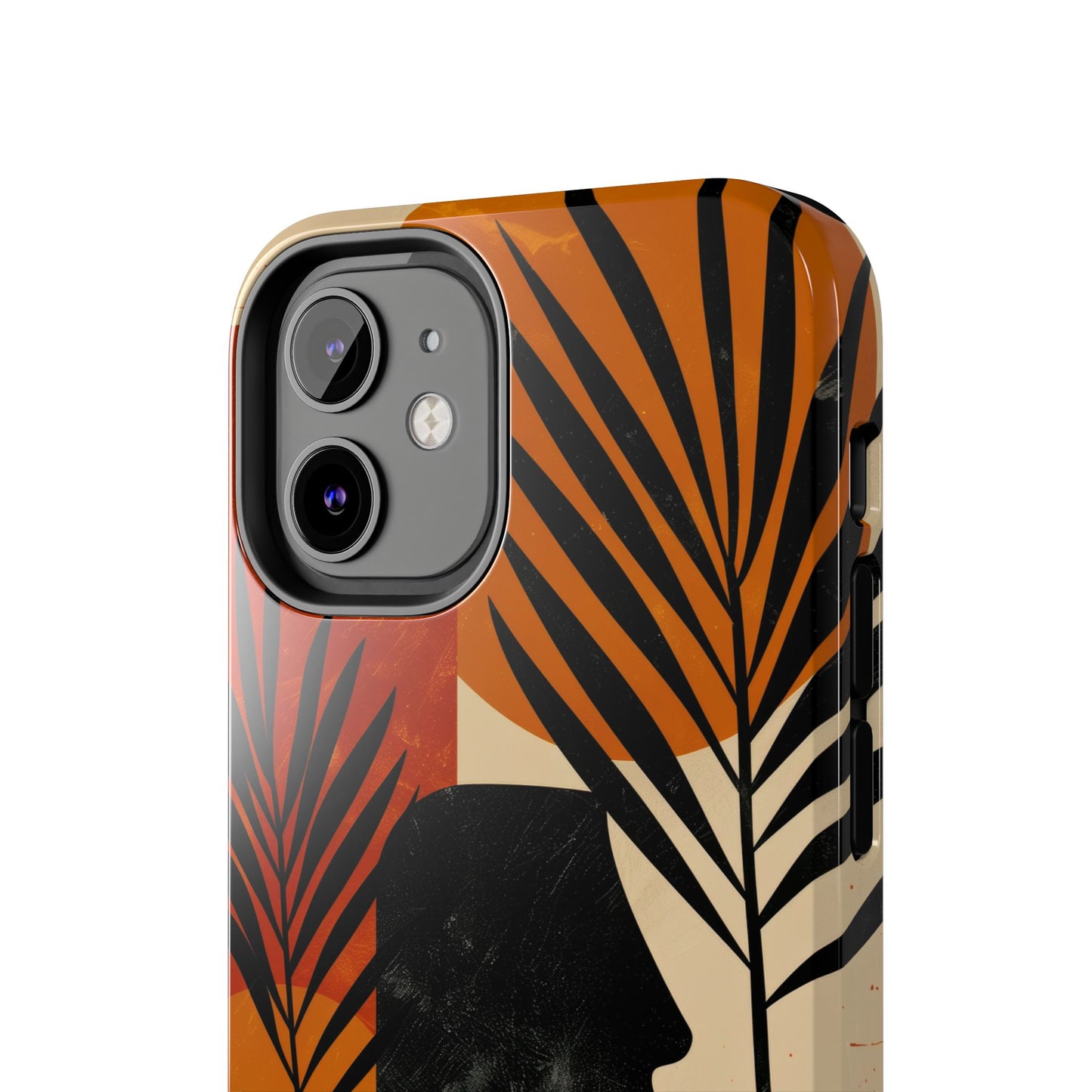 Artistic Tough Phone Case with Nature-Inspired Design