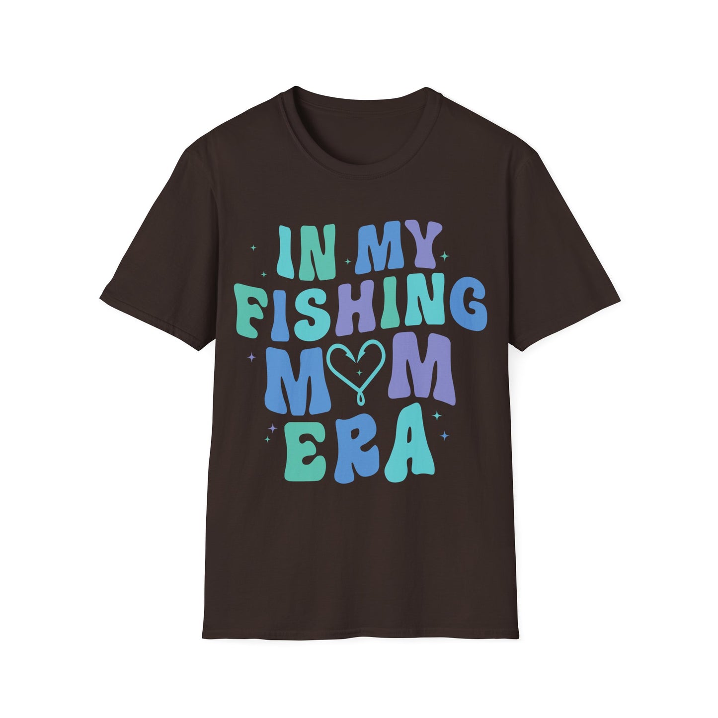 In My Fishing Mom Era Unisex Softstyle T-Shirt - Perfect for Fishing Enthusiasts