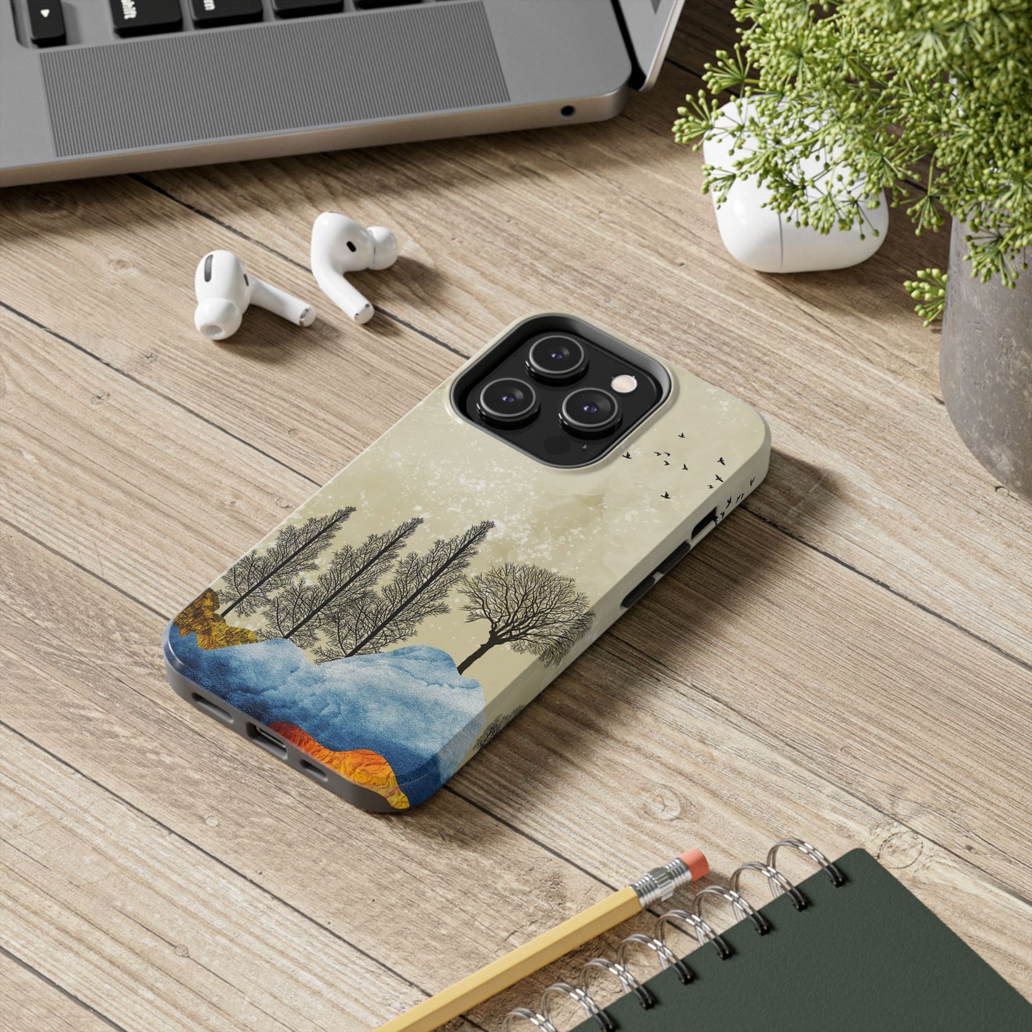 Nature-Inspired Tough Phone Case - Perfect for Adventure Lovers