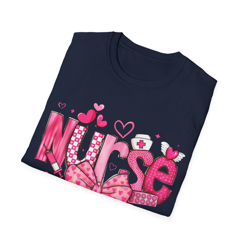 Cute Nurse T-Shirt with Bow Design - Perfect Gift for Healthcare Heroes