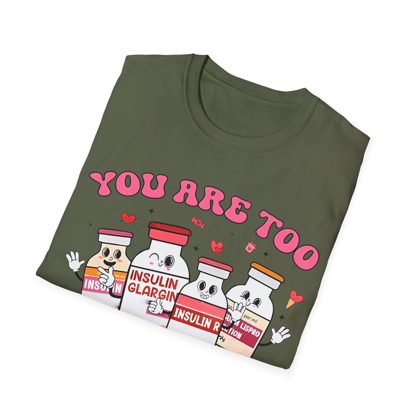 Insulin & Sweetness Unisex T-Shirt - Cute Diabetes Awareness Apparel