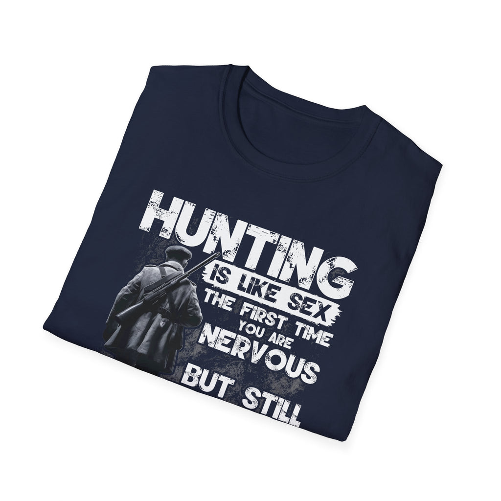 Funny Hunting T-Shirt - 'Hunting is Like- Graphic Tee for Outdoors Enthusiasts
