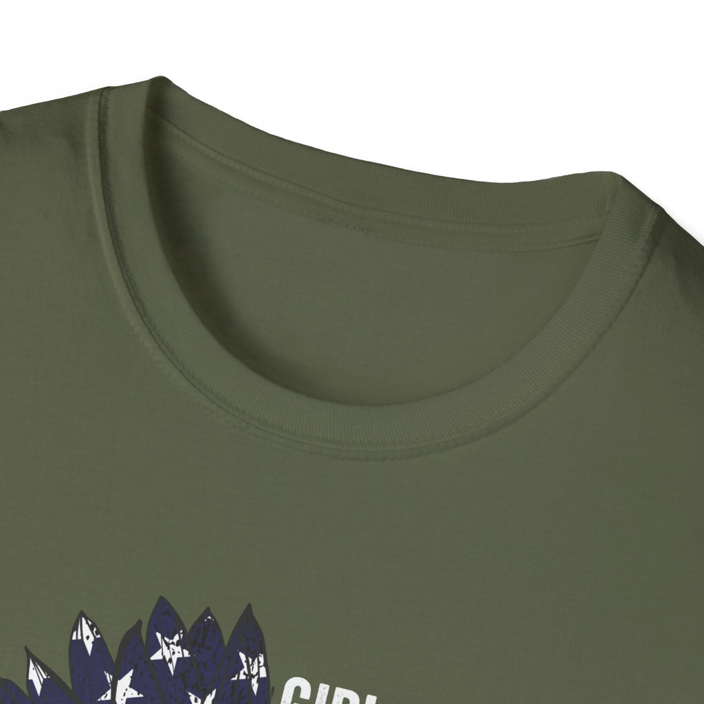 Unisex Softstyle T-Shirt - "Girl Who Likes Hunting & Fishing Aren't Weird" - Perfect for Outdoor Enthusiasts