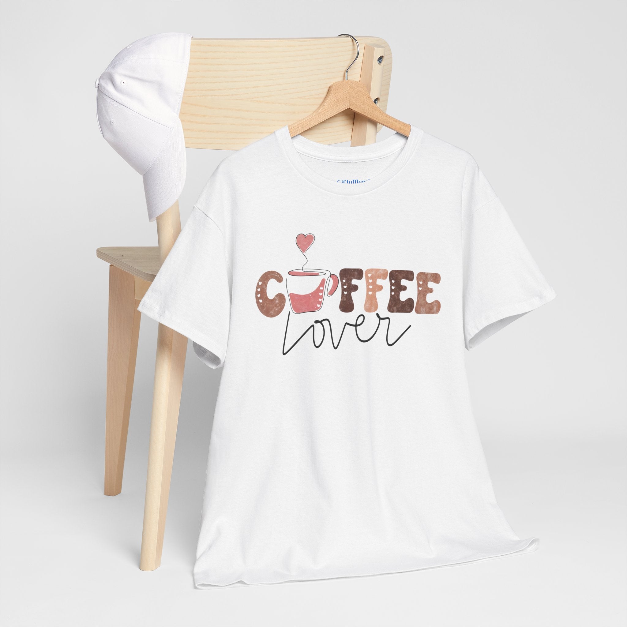 Coffee Lover T‑Shirt — Cute Coffee Cup Graphic Tee for Coffee Fans