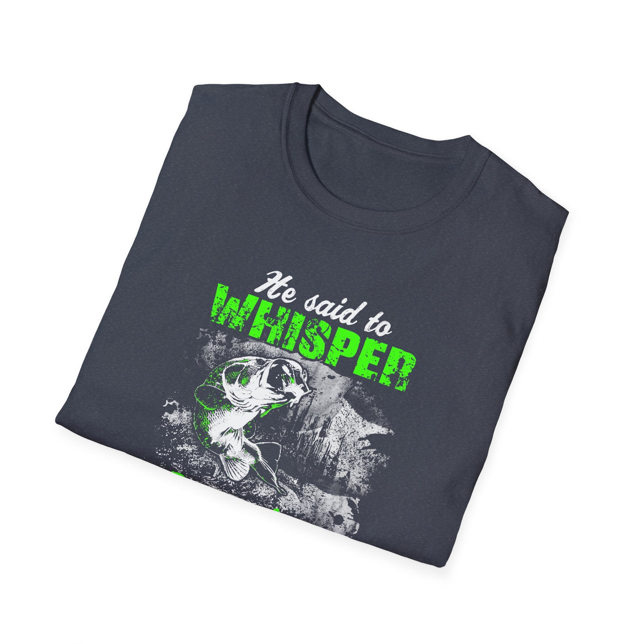 Let's Go Fishing Unisex Softstyle T-Shirt - Perfect Gift for Fishing Enthusiasts