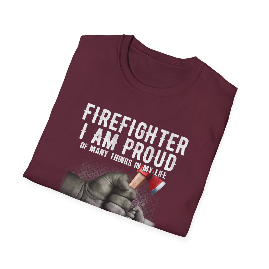 Proud Firefighter Grandpa T-Shirt | Perfect Gift for Grandpas | Casual Comfort