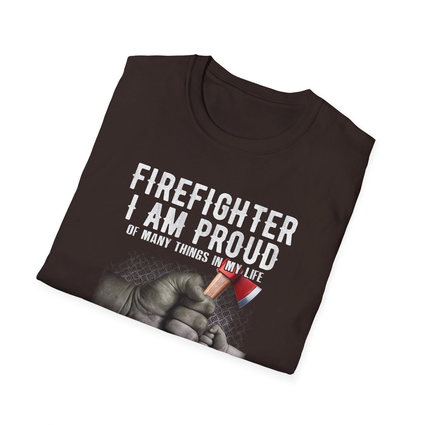 Proud Firefighter Grandpa T-Shirt | Perfect Gift for Grandpas | Casual Comfort