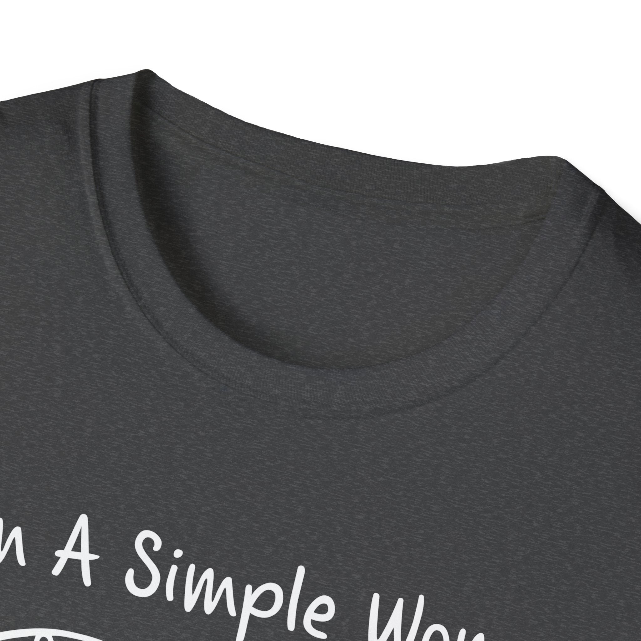 I Am A Simple Woman Fishing T-Shirt - Unisex Softstyle Tee for Casual Wear