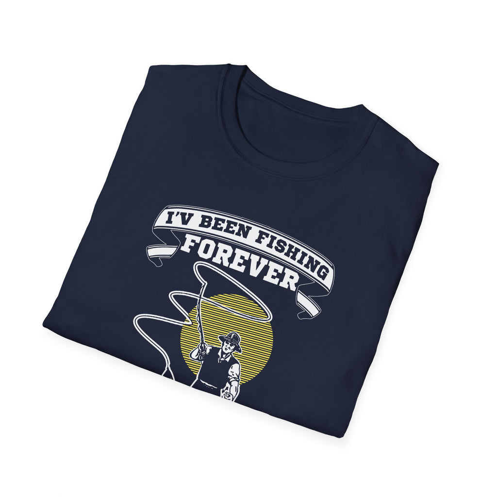 Fishing Humor Unisex T-Shirt - "My Wife is My Greatest Catch"