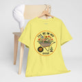 Gardening Tee — "I’ll Be In My Office" Wheelbarrow Floral Graphic Shirt