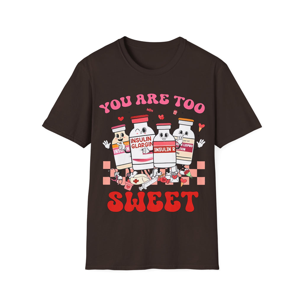 Insulin & Sweetness Unisex T-Shirt - Cute Diabetes Awareness Apparel