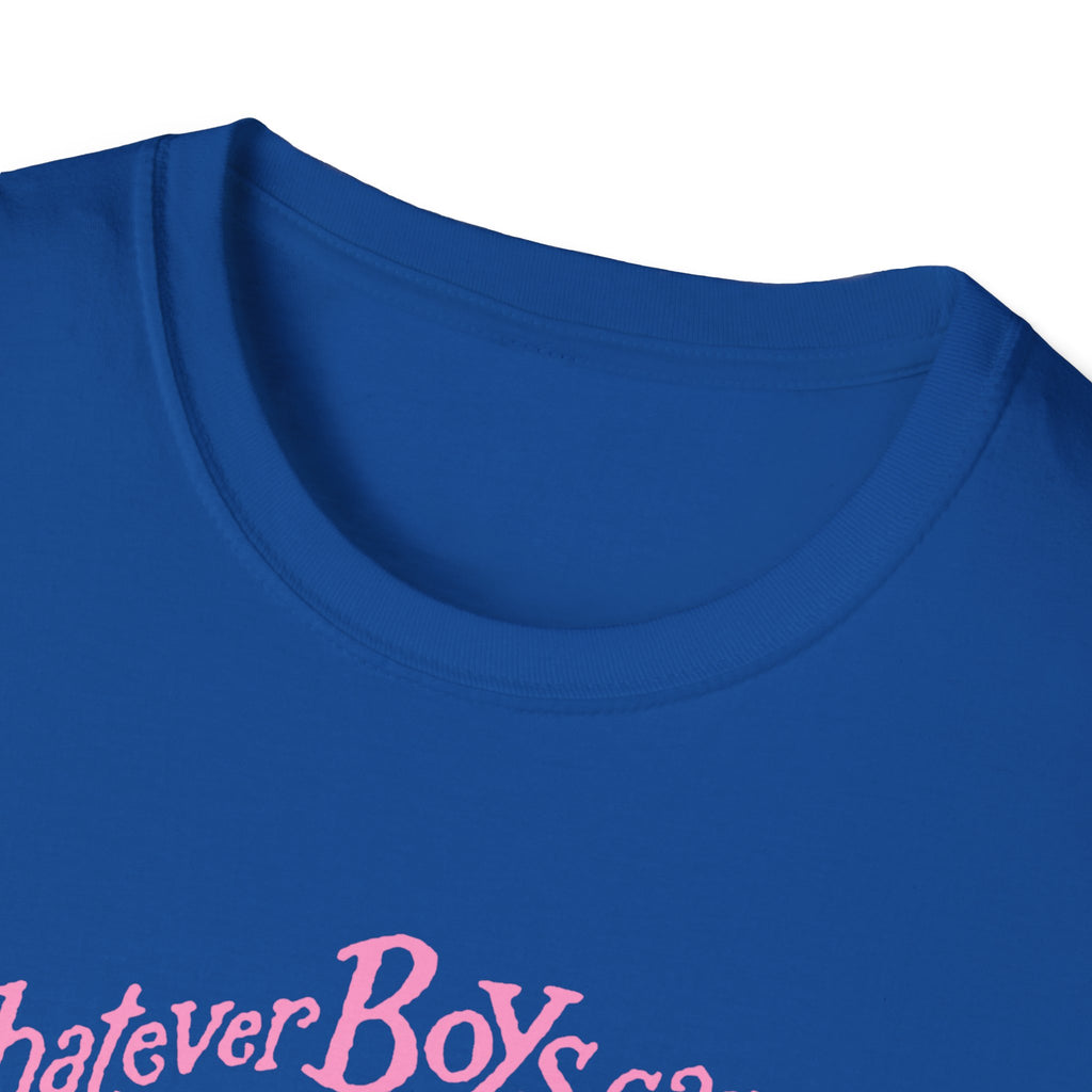 Girls Can Catch Bigger T-Shirt - Fishing Statement Tee for Women