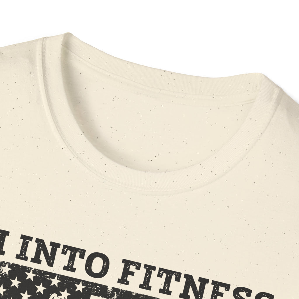 I'm Into Fitness Deer Graphic T-Shirt - Unisex Softstyle Tee for Outdoor Enthusiasts