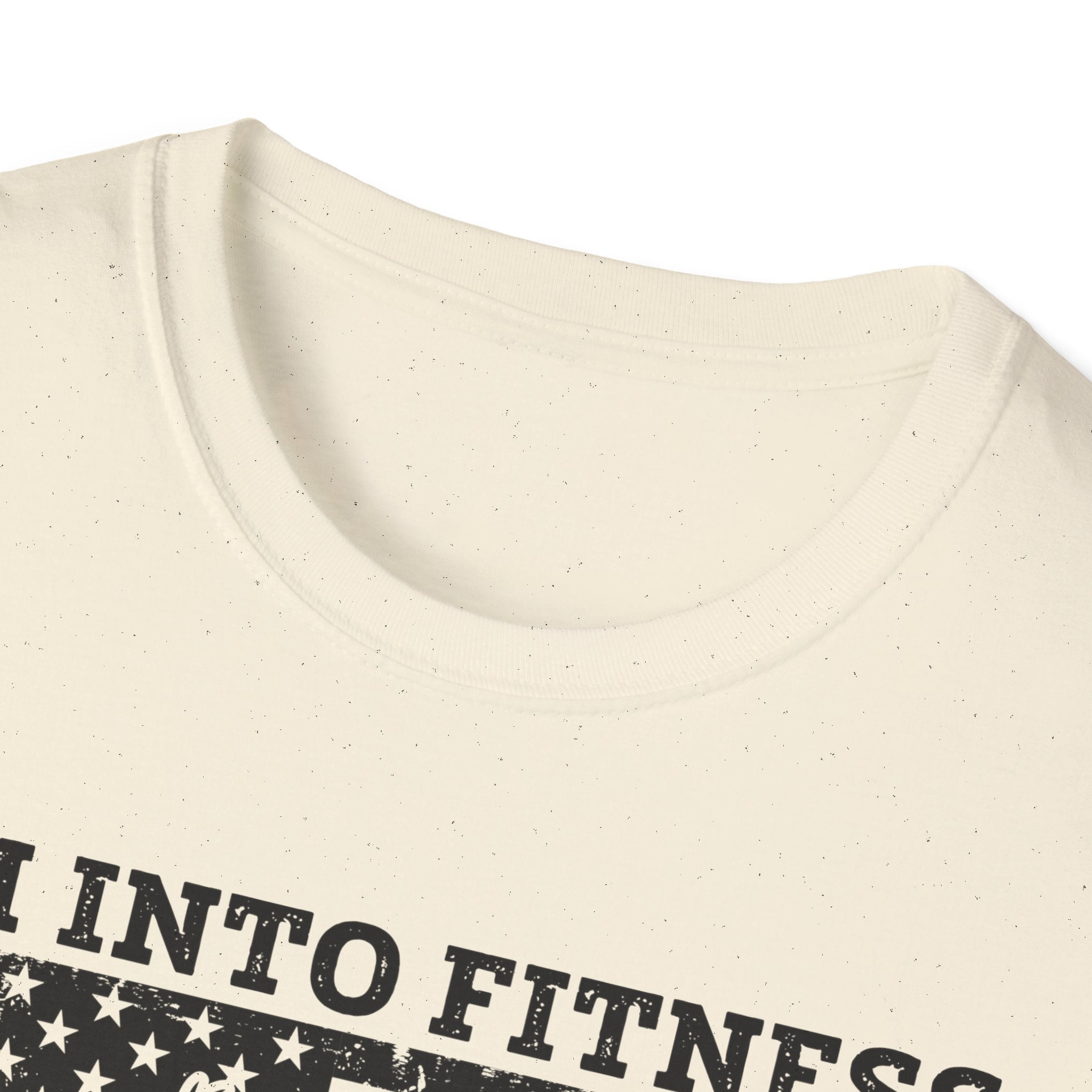 I'm Into Fitness Deer Graphic T-Shirt - Unisex Softstyle Tee for Outdoor Enthusiasts