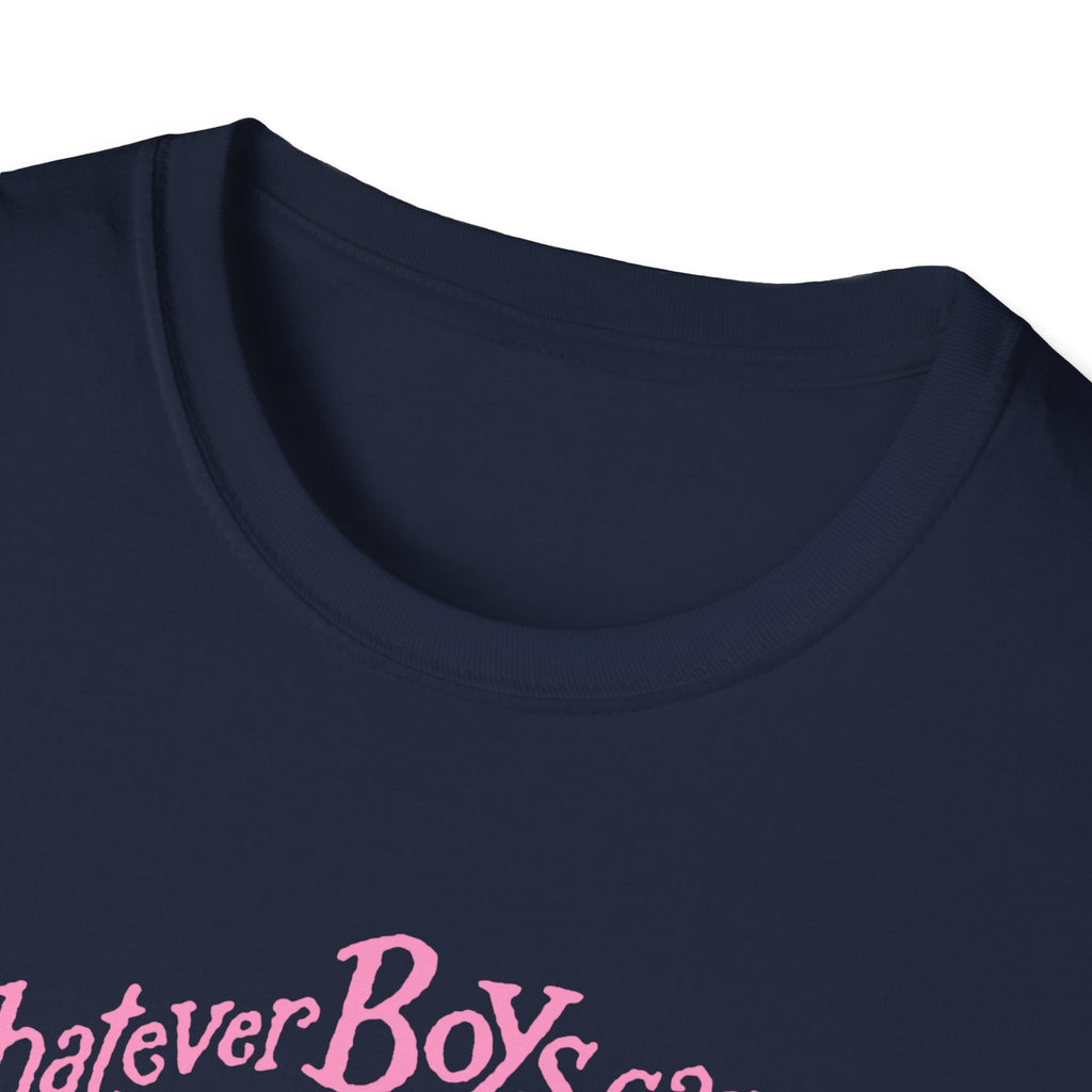 Girls Can Catch Bigger T-Shirt - Fishing Statement Tee for Women