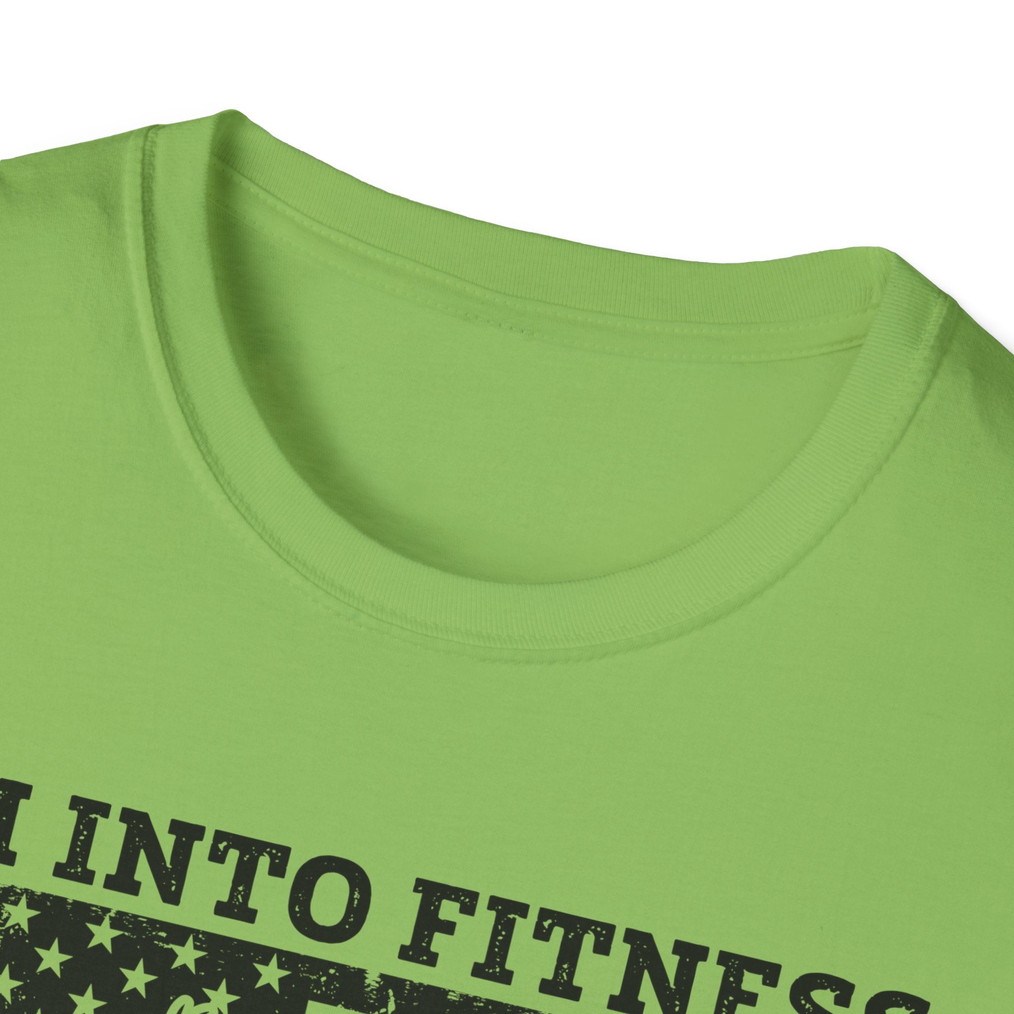 I'm Into Fitness Deer Graphic T-Shirt - Unisex Softstyle Tee for Outdoor Enthusiasts