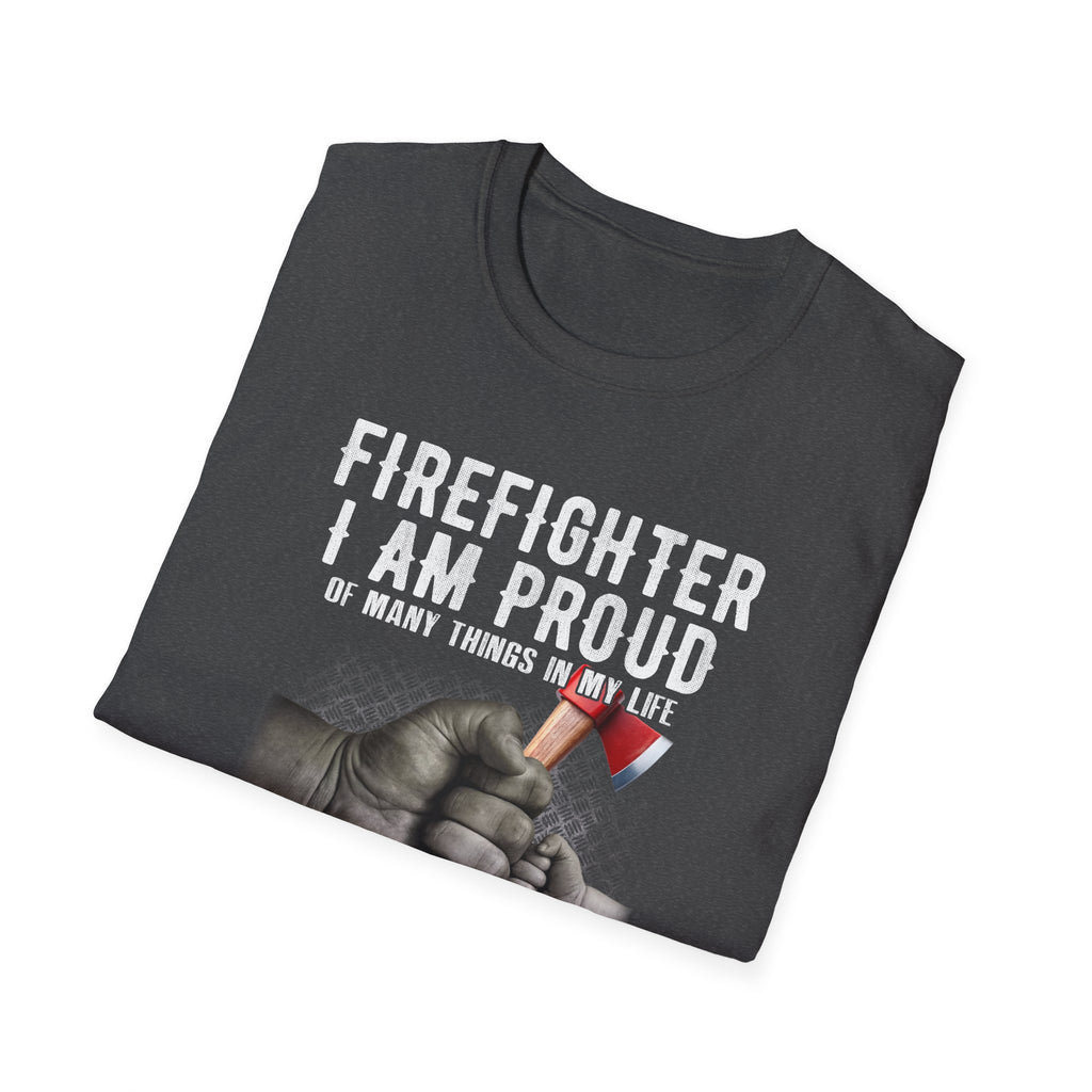 Proud Firefighter Grandpa T-Shirt | Perfect Gift for Grandpas | Casual Comfort