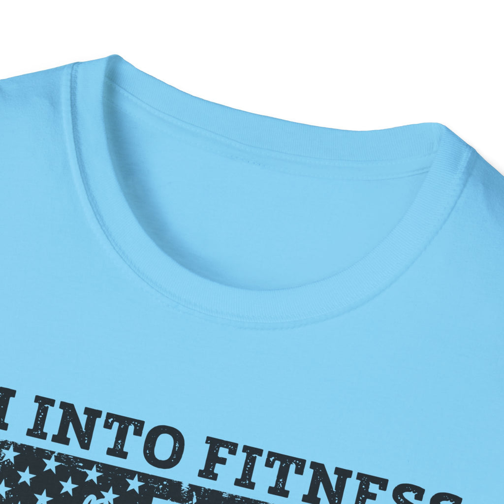 I'm Into Fitness Deer Graphic T-Shirt - Unisex Softstyle Tee for Outdoor Enthusiasts