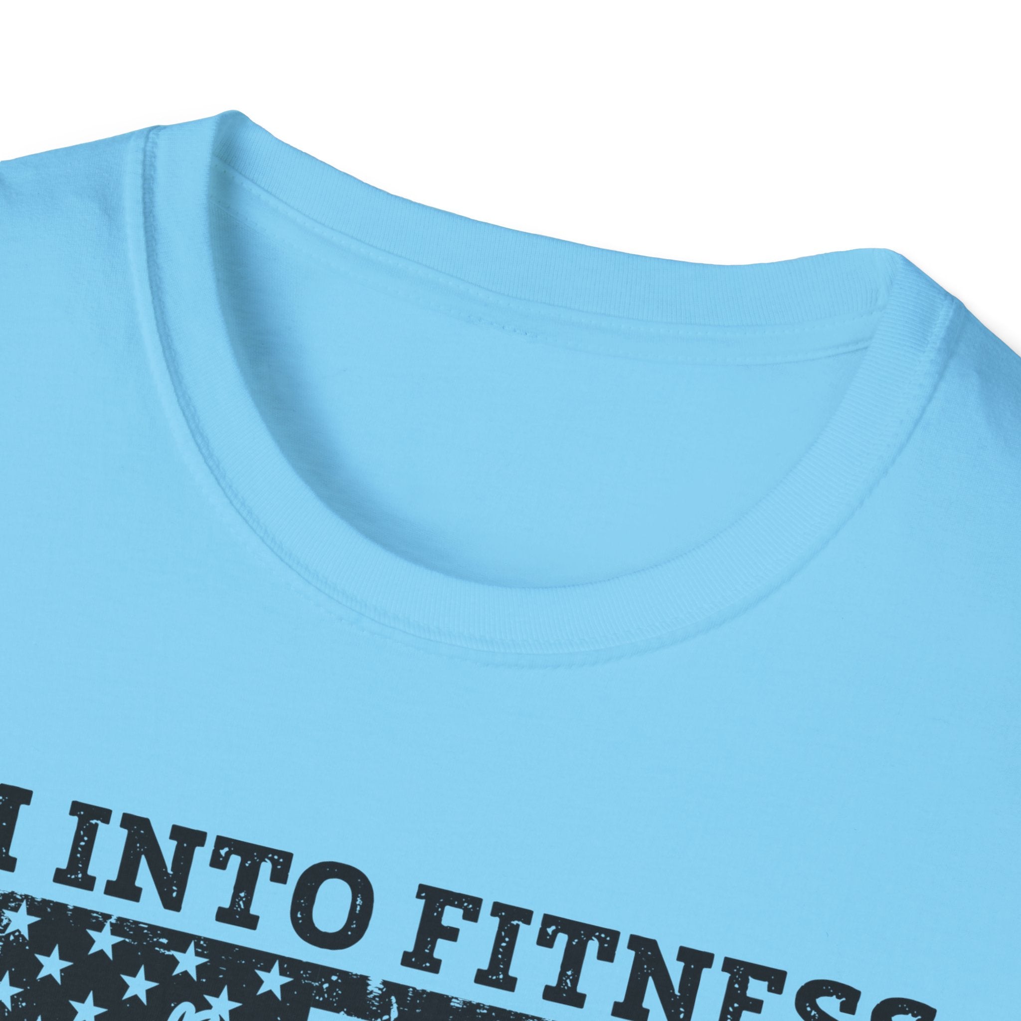 I'm Into Fitness Deer Graphic T-Shirt - Unisex Softstyle Tee for Outdoor Enthusiasts