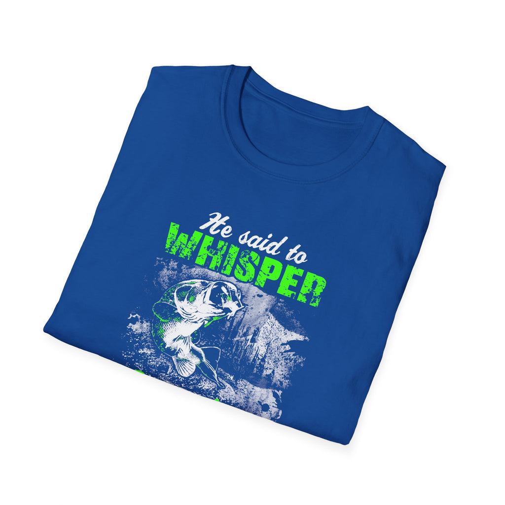 Let's Go Fishing Unisex Softstyle T-Shirt - Perfect Gift for Fishing Enthusiasts