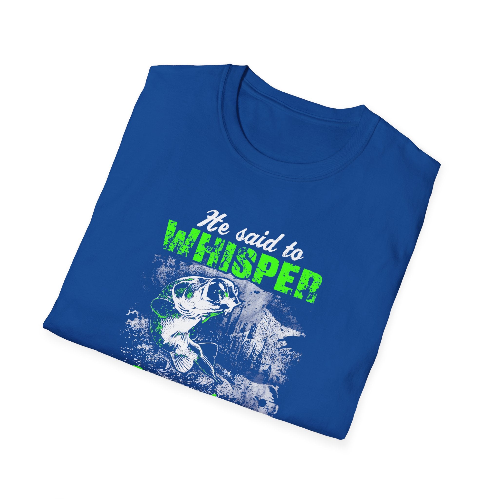 Let's Go Fishing Unisex Softstyle T-Shirt - Perfect Gift for Fishing Enthusiasts