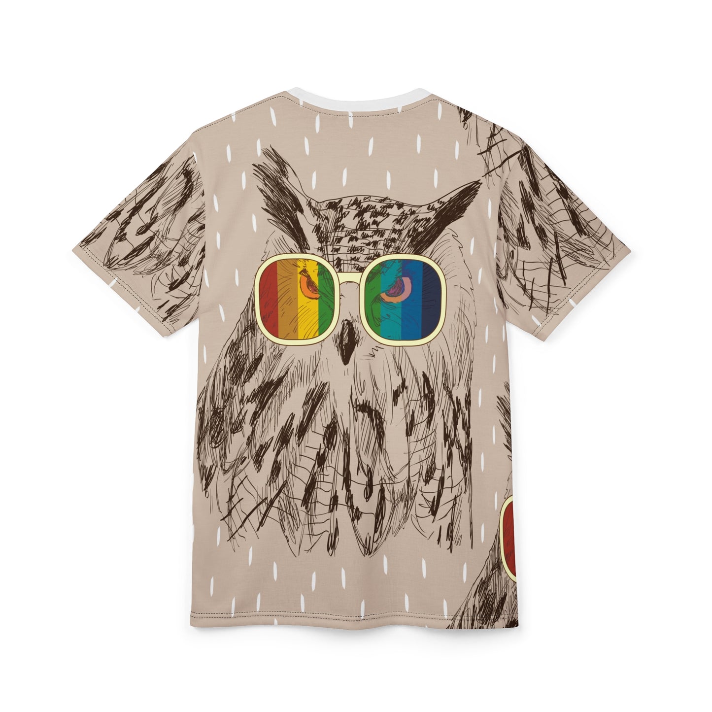 Colorful Owl Graphic Unisex Tee - Perfect for Nature Lovers