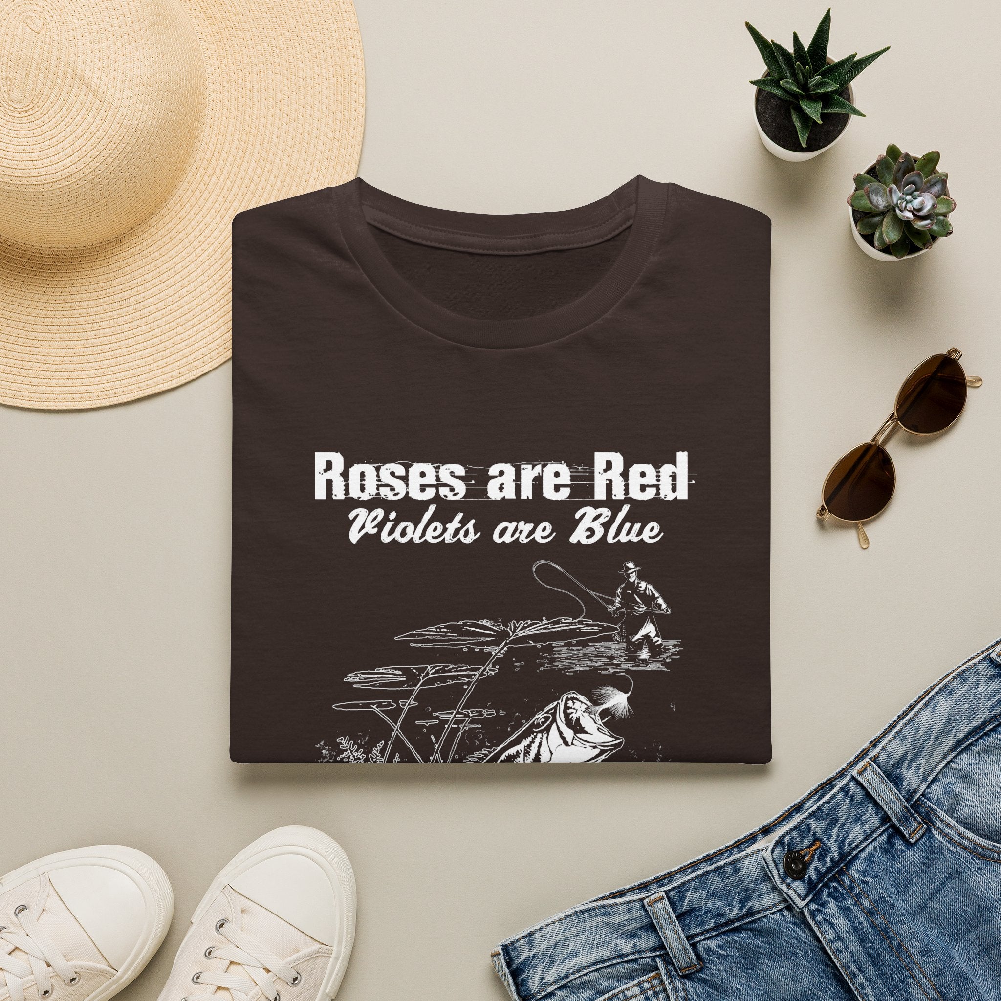 Roses Are Red Violets Are Blue Attention All Fish I'm Coming For You Funny Fishing T-Shirt | Fisherman Gift |
