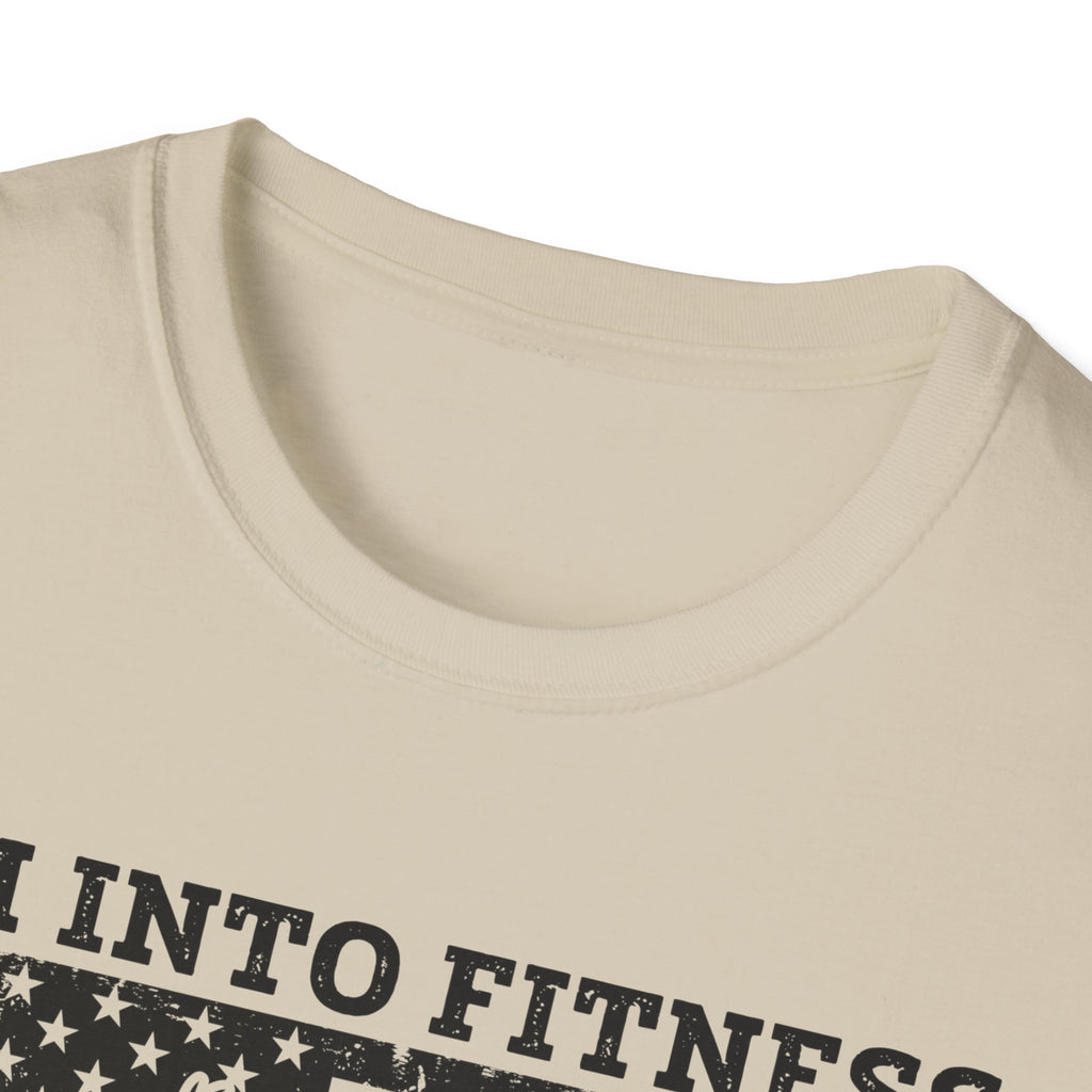I'm Into Fitness Deer Graphic T-Shirt - Unisex Softstyle Tee for Outdoor Enthusiasts