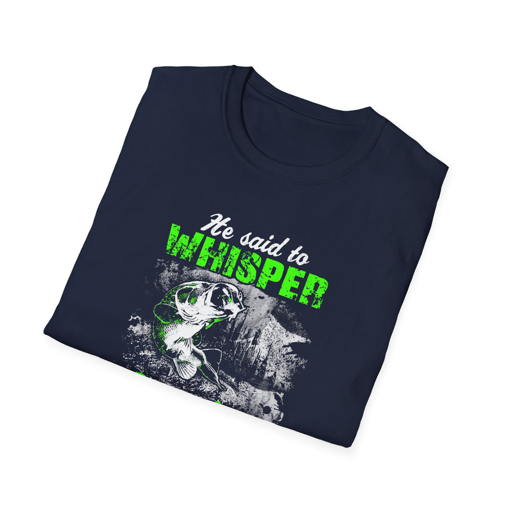 Let's Go Fishing Unisex Softstyle T-Shirt - Perfect Gift for Fishing Enthusiasts