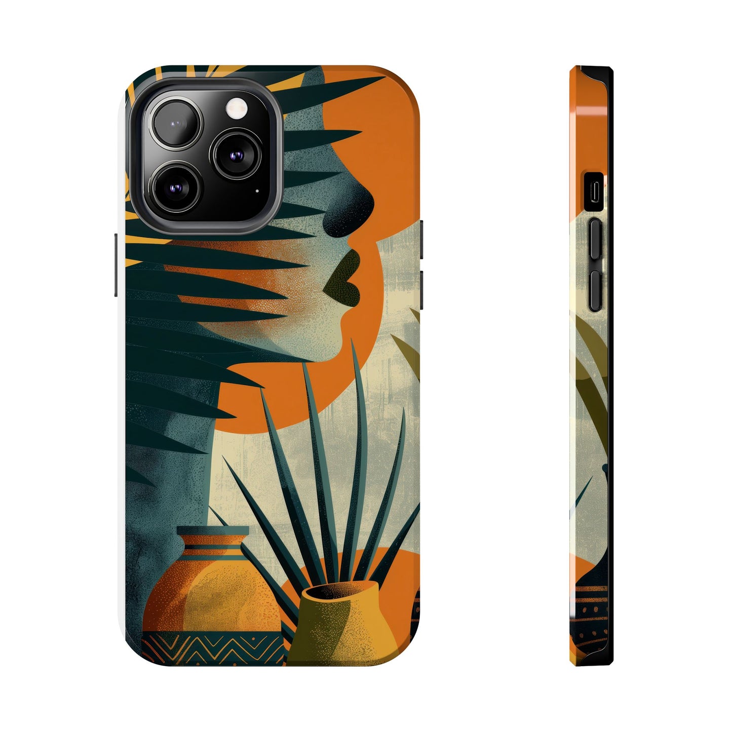 Stylish Tough Phone Cases with Abstract Design, Unique Phone Accessories, Gift for Art Lovers, Customizable Phone Covers, Modern Aesthetic