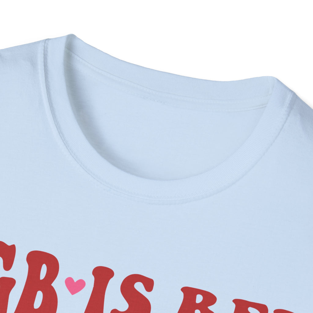 Funny Medical Humor Unisex T-Shirt - "Hgb is Red, Cyanosis is Blue"