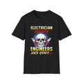 Electrician Hero Unisex T-Shirt, Funny Engineer Gift, Casual Wear, Work Shirt, Birthday Present, Dad Gift