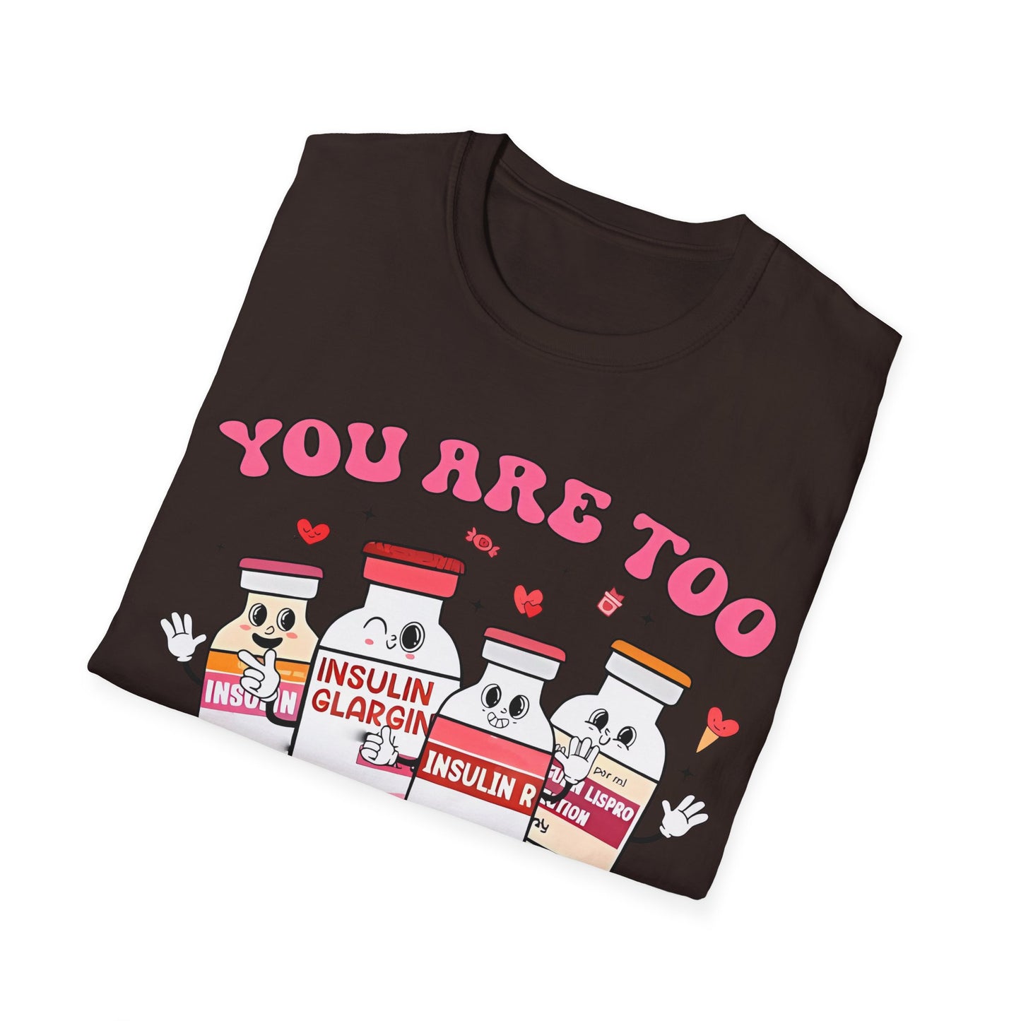 Insulin & Sweetness Unisex T-Shirt - Cute Diabetes Awareness Apparel