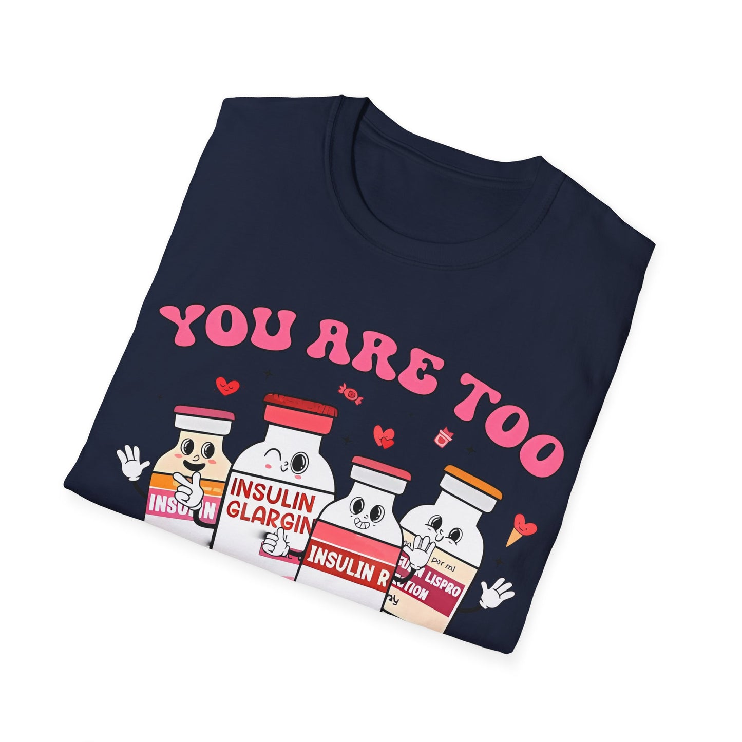 Insulin & Sweetness Unisex T-Shirt - Cute Diabetes Awareness Apparel