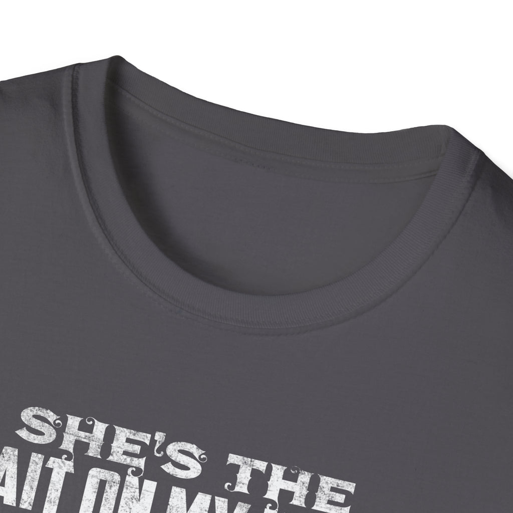 Fishing Wife Unisex Softstyle T-Shirt - "Best Catch of My Life"