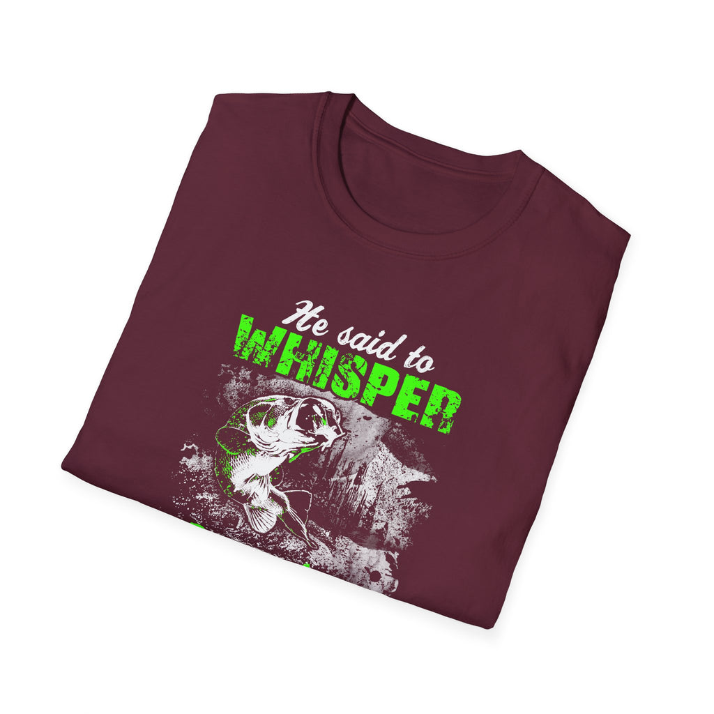Let's Go Fishing Unisex Softstyle T-Shirt - Perfect Gift for Fishing Enthusiasts