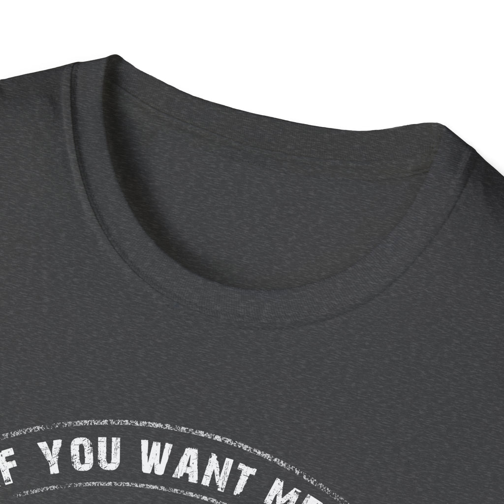 Fishing Enthusiast Unisex Softstyle T-Shirt - 'If You Want Me to Listen to You Talk About Fishing'
