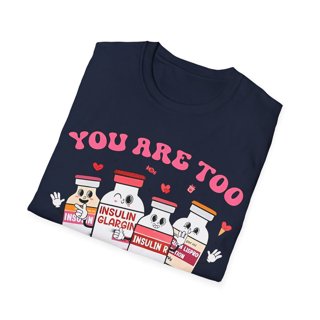 Insulin & Sweetness Unisex T-Shirt - Cute Diabetes Awareness Apparel