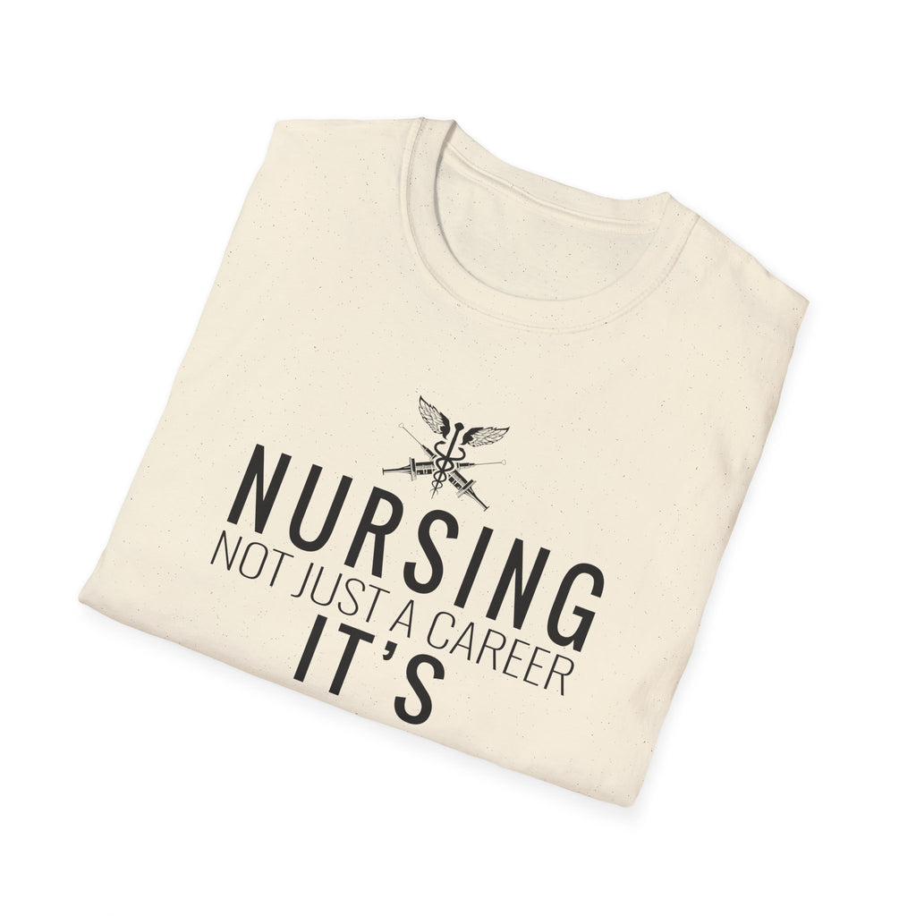 Nursing Calling Unisex Softstyle T-Shirt | Inspirational Tee for Healthcare Heroes