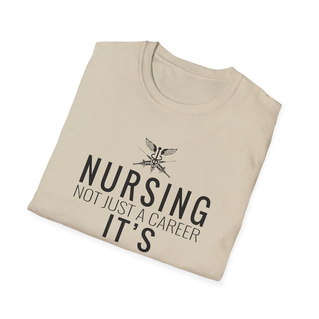 Nursing Calling Unisex Softstyle T-Shirt | Inspirational Tee for Healthcare Heroes