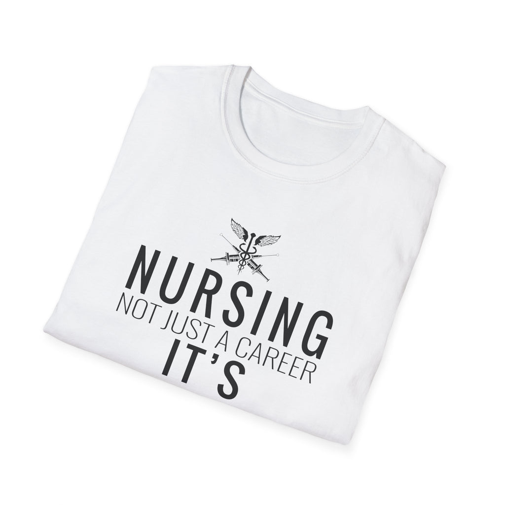 Nursing Calling Unisex Softstyle T-Shirt | Inspirational Tee for Healthcare Heroes