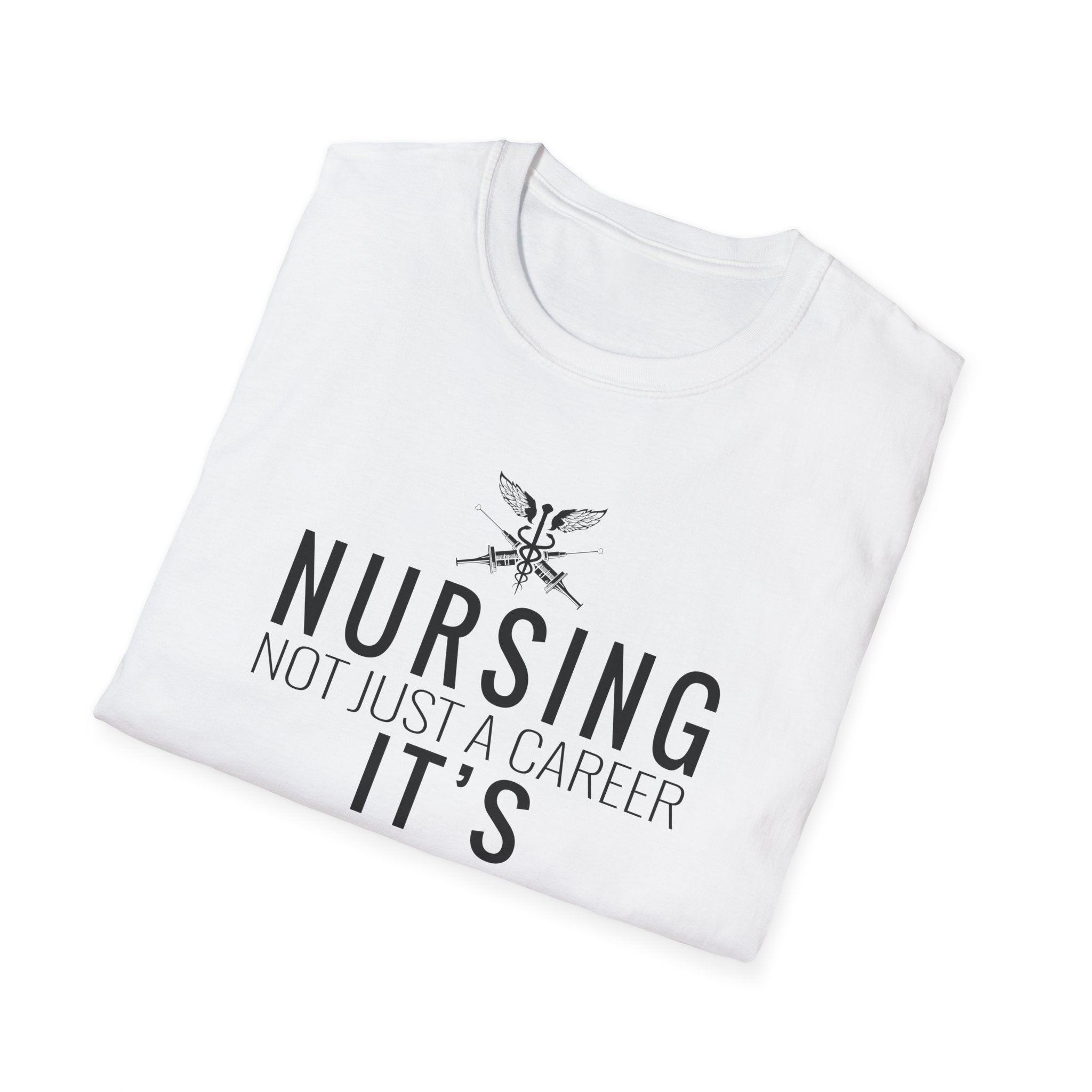 Nursing Calling Unisex Softstyle T-Shirt | Inspirational Tee for Healthcare Heroes